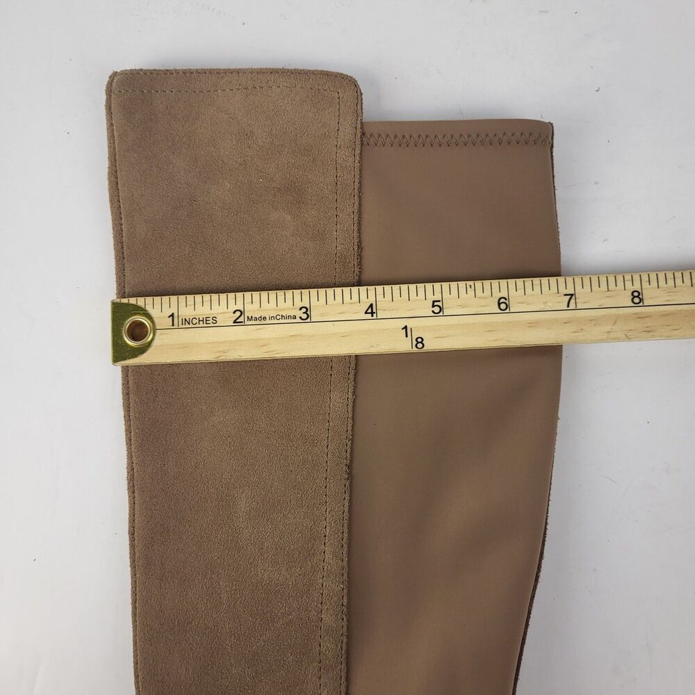 Blondo Twyla Women's Knee High Boots Waterproof Suede Taupe Size 7M - Picture 5 of 16